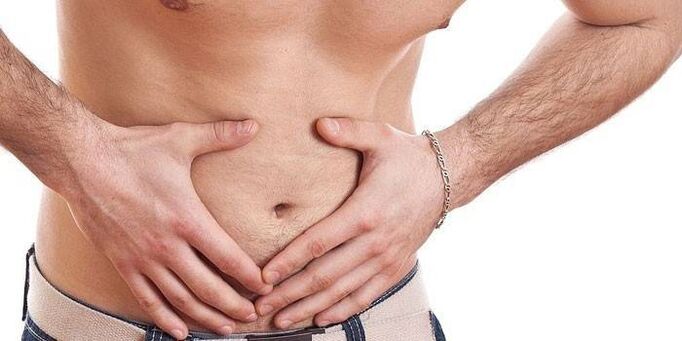 dolore addominale con prostatite cronica