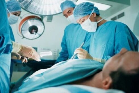 intervento chirurgico per prostatite