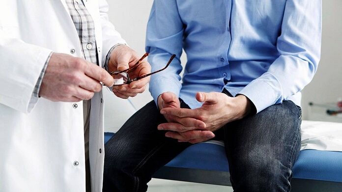 Vedere uno specialista per la prostatite